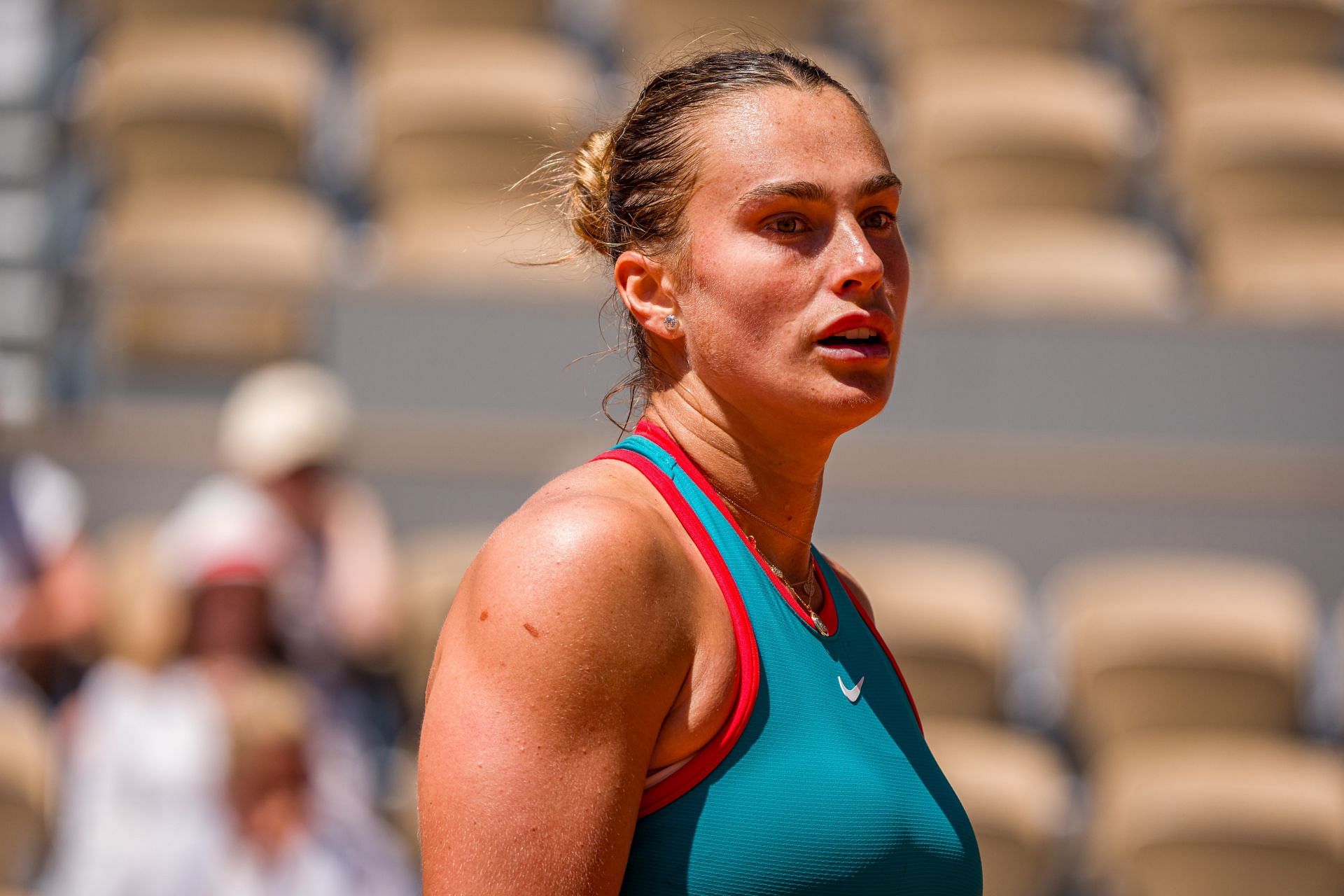 Anisimova in action at the 2025 French Open - Day Six - Source: Getty